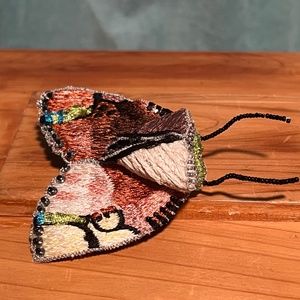 Mignonne Gavigan moth brooch